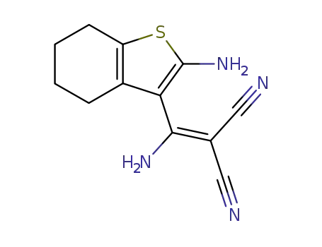 Propanedinitrile,
[amino(2-amino-4,5,6,7-tetrahydrobenzo[b]thien-3-yl)methylene]-