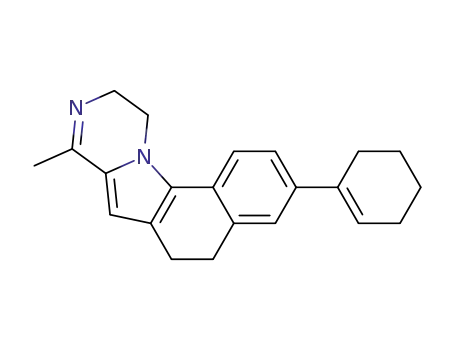 3-Cyclohex-1-enyl-8-methyl-5,6,10,11-tetrahydro-9,11a-diaza-benzo[c]fluorene