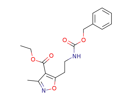 Ethyl 5-(2-benzyloxycarbonylaminoethyl)-3-methylisoxazole-4-carboxylate