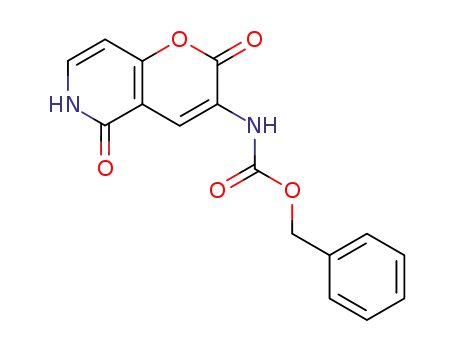 3-(benzyloxycarbonyl)amino-5,6-dihydro-2H-pyrano<3,2-c>pyridine-2,5-dione