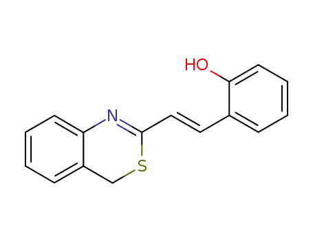 2-<2-(2-hydroxyphenyl)vinyl>-4H-3,1-benzothiazine
