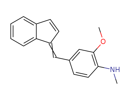 Benzenamine,4-(1H-inden-1-ylidenemethyl)-2-methoxy-N-methyl- cas  2448-83-1