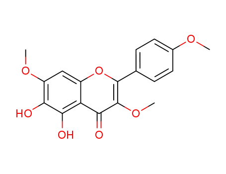 4H-1-Benzopyran-4-one,5,6-dihydroxy-3,7- dimethoxy-2-(4-methoxyphenyl)- 