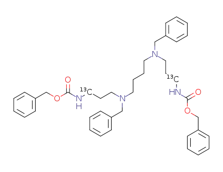 1,12-biscarbobenzyloxy-4,9-bisbenzyl<1,12-13C2>spermine