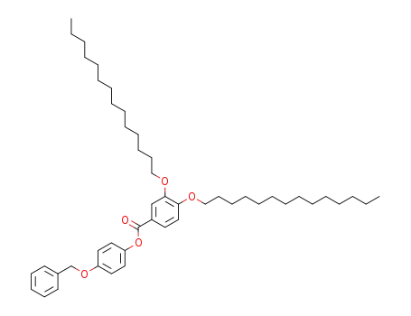 3,4-Bis-tetradecyloxy-benzoic acid 4-benzyloxy-phenyl ester