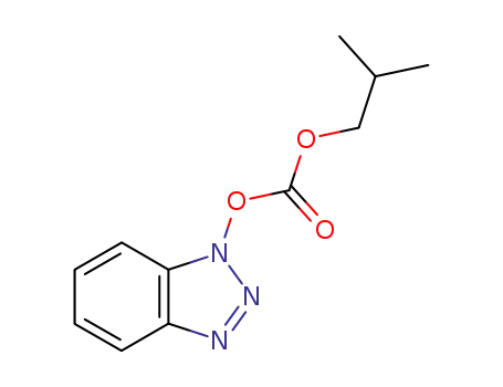 Molecular Structure of 51078-56-9 (1-isobutoxycarbonyloxy-1<i>H</i>-benzotriazole)