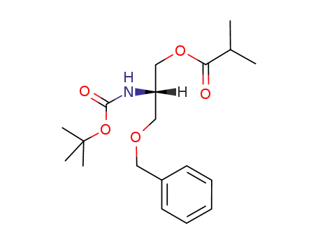 Isobutyric acid (S)-3-benzyloxy-2-tert-butoxycarbonylamino-propyl ester