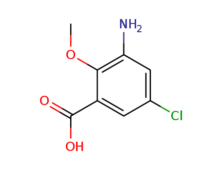 Benzoic acid, 3-amino-5-chloro-2-methoxy-