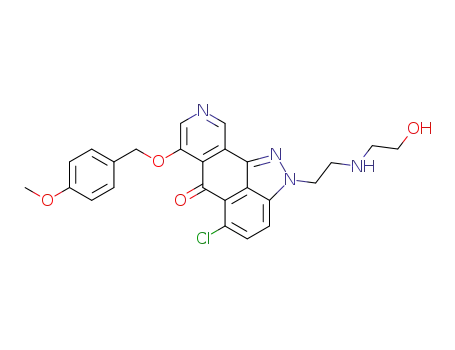 5-Chloro-2-[2-(2-hydroxy-ethylamino)-ethyl]-7-(4-methoxy-benzyloxy)-2H-1,2,9-triaza-aceanthrylen-6-one