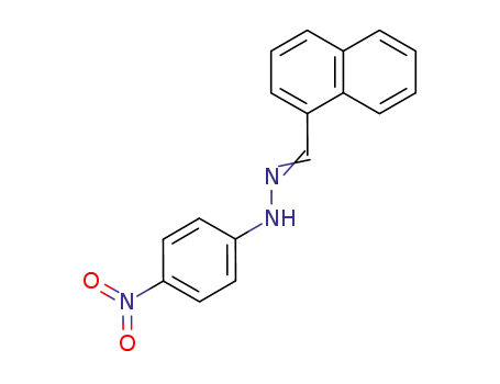 Molecular Structure of 6327-53-3 (1-(naphthalen-1-ylmethylidene)-2-(4-nitrophenyl)hydrazine)