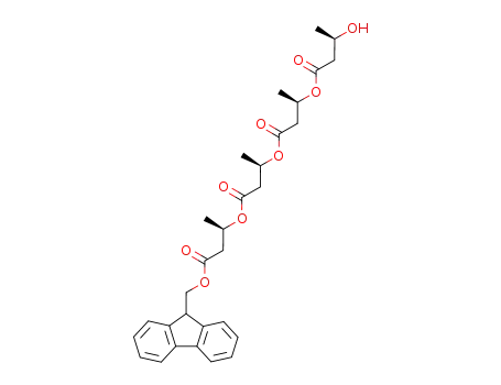 (R)-3-Hydroxy-butyric acid (R)-2-{(R)-2-[(R)-2-(9H-fluoren-9-ylmethoxycarbonyl)-1-methyl-ethoxycarbonyl]-1-methyl-ethoxycarbonyl}-1-methyl-ethyl ester