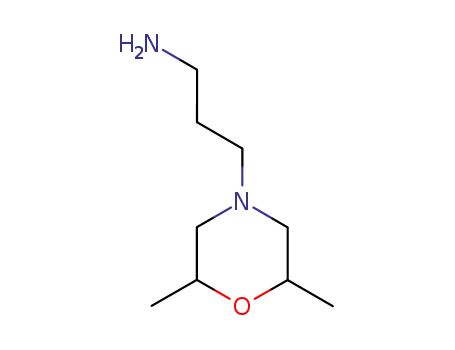 Molecular Structure of 91551-59-6 (3-(2,6-DIMETHYLMORPHOLIN-4-YL)PROPAN-1-AMINE)