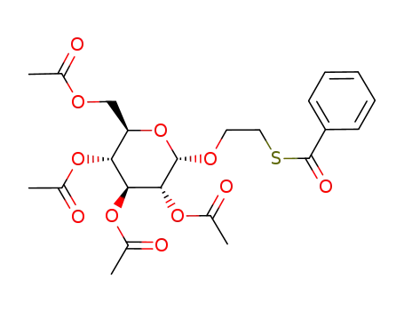 2-benzoylthioethyl 2,3,4,6-tetra-O-acetyl-α-D-glucopyranoside
