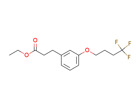 3-[3-(4,4,4-Trifluoro-butoxy)-phenyl]-propionic acid ethyl ester