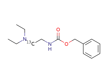 N-benzyloxycarbonyl N'-diethylethylene diamine-13C