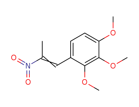Molecular Structure of 5556-77-4 (1-(2,3,4-TRIMETHOXYPHENYL)-2-NITROPROPENE)