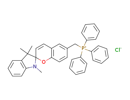 triphenyl-(1',3',3'-trimethyl-1',3'-dihydro-spiro[chromene-2,2'-indol]-6-ylmethyl)-phosphonium; chloride