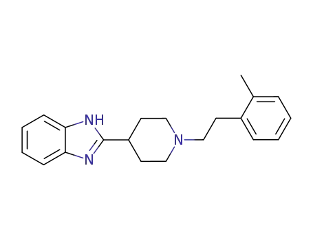 Molecular Structure of 1026908-93-9 (2-[1-(2-o-Tolyl-ethyl)-piperidin-4-yl]-1H-benzoimidazole)