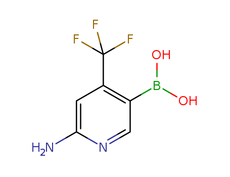 (6-Amino-4-(trifluoromethyl)pyridin-3-yl)boronic acid