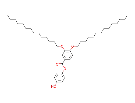 Molecular Structure of 131525-86-5 (3,4-Bis-tetradecyloxy-benzoic acid 4-hydroxy-phenyl ester)