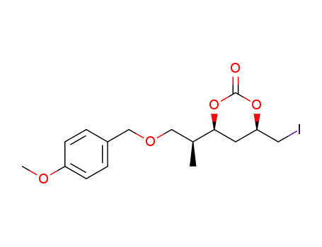 (4R,6S)-4-Iodomethyl-6-[(S)-2-(4-methoxy-benzyloxy)-1-methyl-ethyl]-[1,3]dioxan-2-one