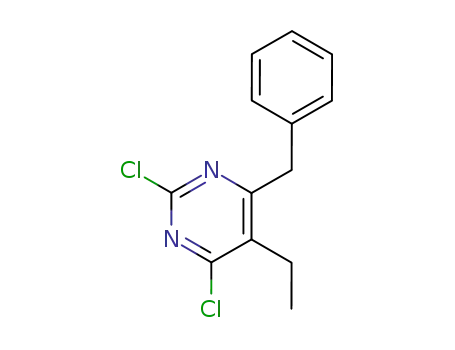 6-benzyl-2,4-dichloro-5-ethylpyrimidine