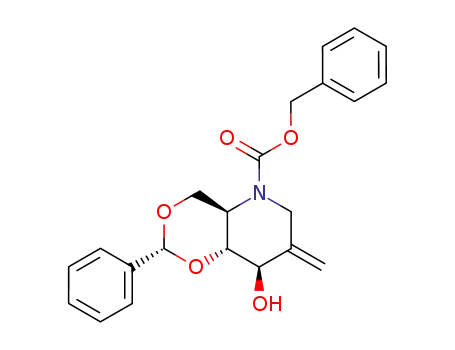 (2R,4aR,8R,8aR)-8-Hydroxy-7-methylene-2-phenyl-hexahydro-[1,3]dioxino[5,4-b]pyridine-5-carboxylic acid benzyl ester