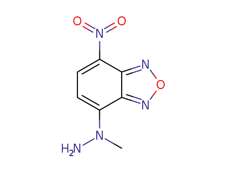 Molecular Structure of 214147-22-5 (N-METHYL-4-HYDRAZINO-7-NITROBENZOFURAZAN)