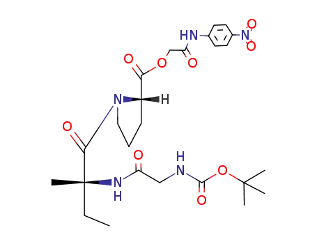 Molecular Structure of 171416-14-1 (Boc-Gly-D-Iva-L-Pro-Gca-pNA)