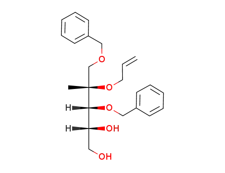 2-O-allyl-1,3-di-O-benzyl-2-C-methyl-D-ribitol
