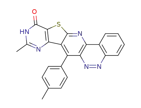 9-Methyl-7-p-tolyl-10H-12-thia-5,6,8,10,13-pentaaza-indeno[1,2-b]phenanthren-11-one