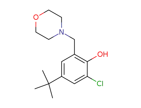 4-<i>tert</i>-butyl-2-chloro-6-morpholinomethyl-phenol