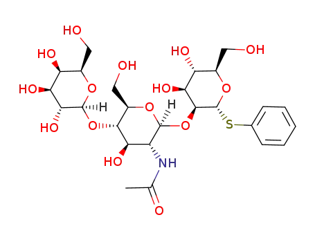 <i>N</i>-[2-(4,5-dihydroxy-6-hydroxymethyl-2-phenylsulfanyl-tetrahydro-pyran-3-yloxy)-4-hydroxy-6-hydroxymethyl-5-(3,4,5-trihydroxy-6-hydroxymethyl-tetrahydro-pyran-2-yloxy)-tetrahydro-pyran-3-yl]-acetamide