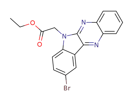 ethyl 2-(9-bromo-6H-indolo[2,3-b]quinoxalin-6-yl)acetate