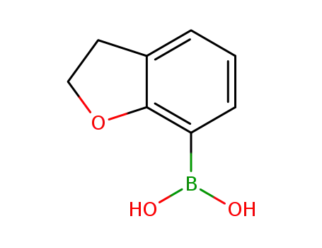 Molecular Structure of 685514-61-8 (2,3-DIHYDRO-1-BENZOFURAN-7-BORONIC ACID)