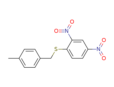 1-[(4-methylphenyl)methylsulfanyl]-2,4-dinitro-benzene cas  19552-12-6