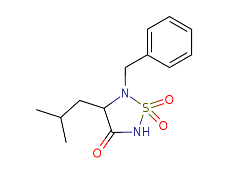4-(2-Methylpropyl)-5-benzyl-1,2,5-thiadiazolidine-1,1,3-trione