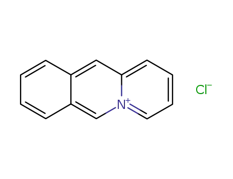 Molecular Structure of 7777-98-2 (pyrido[1,2-b]isoquinolinium chloride)
