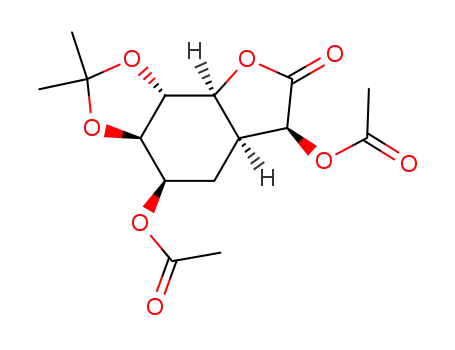 (1S,3R,4R,5R,6S,9S)-3,9-Diacetoxy-4,5-isopropylidenedioxy-7-oxabicyclo[4.3.0]nonan-8-one