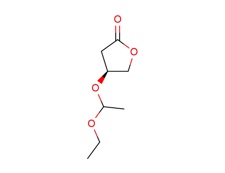 Molecular Structure of 263164-11-0 ((3S)-3-(1-ETHOXYETHOXY)-GAMMA-BUTYROLACTONE)