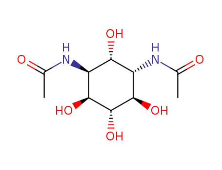(+/-)-4<i>c</i>.6<i>t</i>-bis-acetylamino-cyclohexanetetrol-(1<i>r</i>.2<i>t</i>.3<i>c</i>.5<i>t</i>)