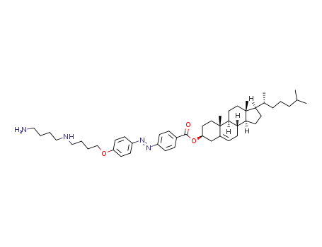 4-(4-aminobutylamino)butoxy-4'-[(cholesteryloxy)carbonyl]azobenzene