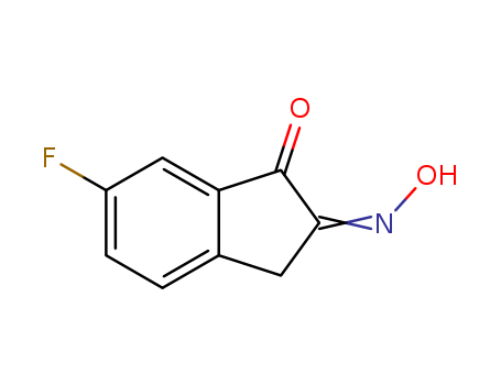 (2Z)-6-fluoro-2-hydroxyimino-3H-inden-1-one cas  82455-07-0