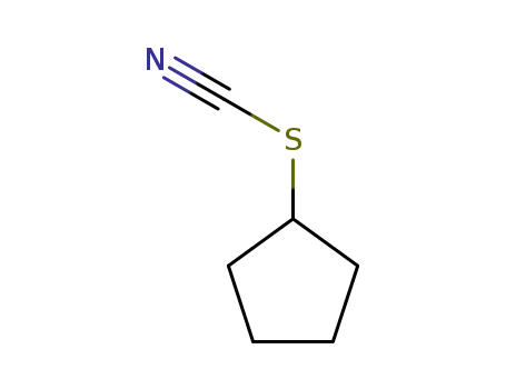 Molecular Structure of 5263-57-0 (Cyclopentanethiocyanate)