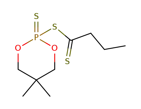 Molecular Structure of 463962-41-6 (thiobutyryl 2-(5,5-dimethyl-2-thiono-1,3,2-dioxaphosphorinanyl)sulfide)
