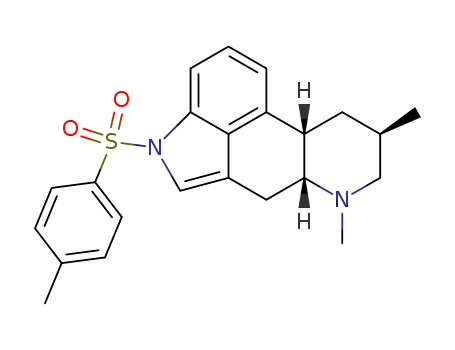 Molecular Structure of 254736-54-4 ((5R,8R,10R)-1-(4-methylphenyl)sulfonyl-6,8-dimethylergoline)