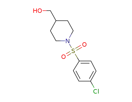 1-[(4-클로로페닐)술포닐]-4-(히드록시메틸)피페리딘, 4-클로로페닐 4-(히드록시메틸)피페리딘-1-일술폰