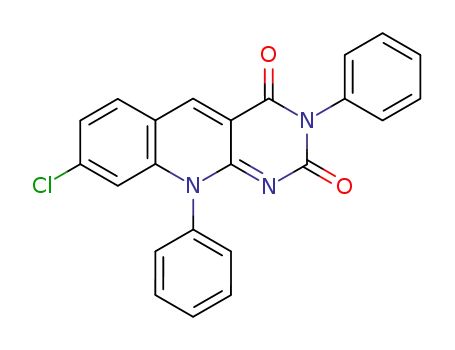 Pyrimido[4,5-b]quinoline-2,4(3H,10H)-dione, 8-chloro-3,10-diphenyl-