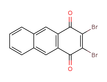 Molecular Structure of 16872-65-4 (1,4-Anthracenedione, 2,3-dibromo-)