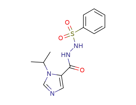 <i>N</i>-benzenesulfonyl-<i>N</i>'-(3-isopropyl-3<i>H</i>-imidazole-4-carbonyl)-hydrazine